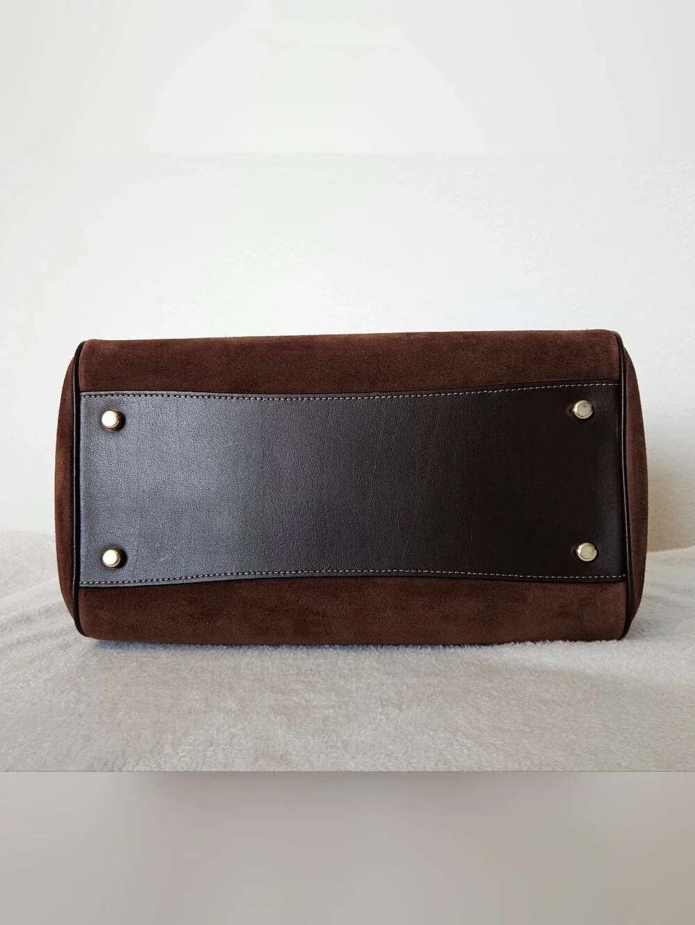 Coach Rowan Large Satchel - Vintage Brown Suede - NWOT - Picture 5 of 11